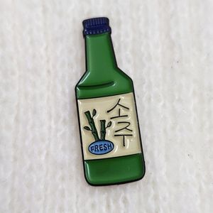 Soju Bottle Enamel Pin